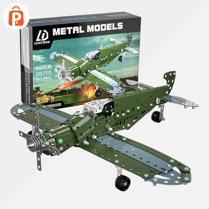 Metal Fighter Plane Building Model Kit